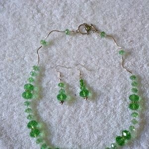 Necklace/earnings set